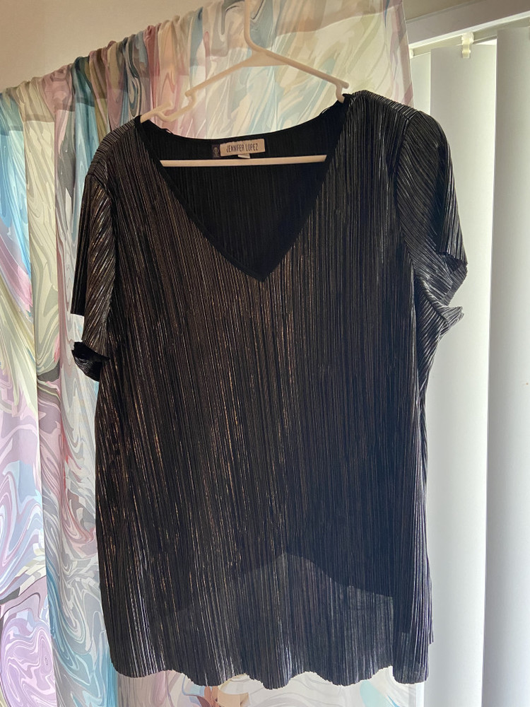 Jenefer Lopez Silver Bouse Top